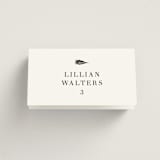 "Plated" - Place Cards - Vegetarian in Ink by Megan Davis - Folded with Free Guest Printing