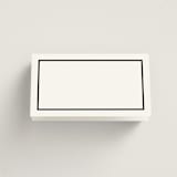"The Day" - Place Cards - Vegetarian in Noir by mo kelley - Blank front