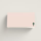 "Hepburn" - Place Cards - Vegetarian in Rose by Megan Davis - Folded Back of Card