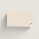 "Handwritten chic" - Place Cards - Vegetarian in Cherry by Creo Study - Blank Front