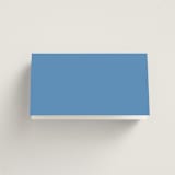 "Santorini" - Place Cards - Vegetarian in Cerulean by Morgan Kendall - Blank Front