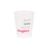 "Book Club "Just One More Chapter" Flex Cups - Set of 8" - Party Cups in multicolor by Jollity and Co