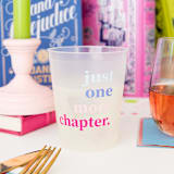 "Book Club "Just One More Chapter" Flex Cups - Set of 8" - Party Cups in multicolor by Jollity and Co