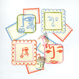 "Art Party Cups (x12)" - Party Cups in multicolor by POP Party Supplies