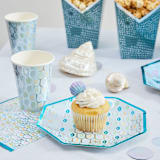 "Shark Cups, Blue - Pack of 8" - Party Cups in blue by MA FÊTE
