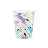 "Magical Unicorn 9 oz Cups - Pack of 8" - Party Cups in multicolor by Jollity and Co