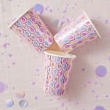 "Mermaid Cups, Pink - Pack of 8" - Party Cups in pink by MA FÊTE