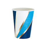 "The Markle 12 oz Cups - Set of 8" - Party Cups in blue by Jollity and Co
