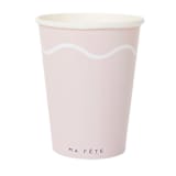 "Signature Paper Cups, Pink & Mint (8)" - Party Cups in multicolor by MA FÊTE
