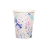 "Flutter 9 oz Cups - Pack of 8" - Party Cups in multicolor by Jollity and Co