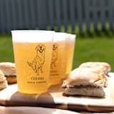 "Golden Retriever Wedding Frosted Plastic Cup, set of 50" - Party Cups in natural by ForYourParty