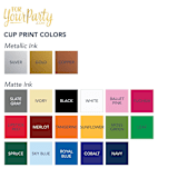 "Golden Retriever Wedding Frosted Plastic Cup, set of 50" - Party Cups in natural by ForYourParty
