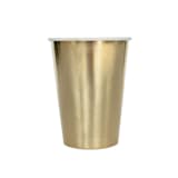 "Shades Gild 12 oz. Cups - Set of 8" - Party Cups in gold by Jollity and Co