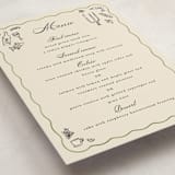 "Formal scallop" - Party Menus in Palm by Creo Study - Detail