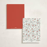 "party bow" - Party Menus in Poinsettia by Angela Marzuki - Back of Card Options