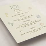 "Autumn Party" - Party Menus in Vintage by Kelly Watkins - Detail