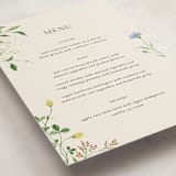 "Wild meadow" - Party Menus in Elder Flower by Sarah Knight - Detail