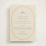 "Bocce" - Party Menus in Melon by Megan Davis - Front