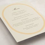 "Bocce" - Party Menus in Melon by Megan Davis - Detail