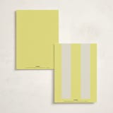 "Campania" - Party Menus in Limone by Megan Davis - Back of Card Options