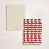 "Red Hearts" - Party Menus in Champagne by Helena Vitto - Back of Card Options
