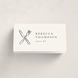"Shrimp Cocktail" - Party Place Cards in Pearl by mo kelley - Folded with Free Guest Printing