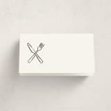 "Shrimp Cocktail" - Party Place Cards in Pearl by mo kelley - Blank Front