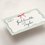 "Just Because" - Party Place Cards in Teal by Jennifer Lew - Detail