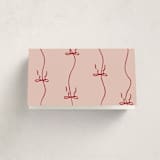 "Cherry Birthday" - Party Place Cards in Cherry by Helena Vitto - Folded Back of Card
