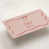 "Cherry Birthday" - Party Place Cards in Cherry by Helena Vitto - Detail