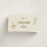 "Autumn Party" - Party Place Cards in Vintage by Kelly Watkins - Folded with Free Guest Printing