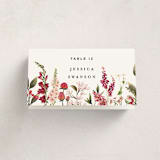 "Lush" - Party Place Cards in Magenta by Susan Moyal - Folded with Free Guest Printing