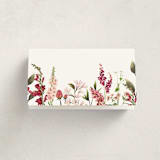 "Lush" - Party Place Cards in Magenta by Susan Moyal - Folded Back of Card