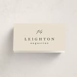 "Scripted Names" - Party Place Cards in Ecru by Hooray Creative - Folded with Free Guest Printing