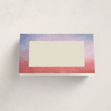 "At Dusk" - Party Place Cards in Sunset by Sumak Studio - Blank Front