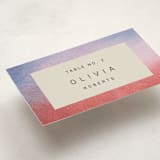 "At Dusk" - Party Place Cards in Sunset by Sumak Studio - Detail