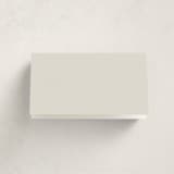 "Floral Type Arch" - Party Place Cards in Linen by Baumbirdy - Folded Back of Card