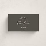 "Bow" - Party Place Cards in Tuxedo by Corinne Malesic - Front with Free Guest Printing