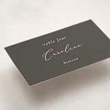 "Bow" - Party Place Cards in Tuxedo by Corinne Malesic - Detail