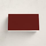"Handwritten" - Party Place Cards in Wine by Cass Loh - Blank Front