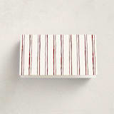 "Handwritten" - Party Place Cards in Wine by Cass Loh - Folded Back of Card