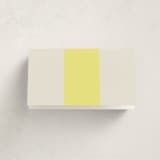 "Campania" - Party Place Cards in Limone by Megan Davis - Folded Back of Card