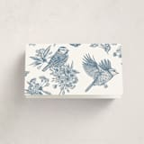 "Empire" - Party Place Cards in Dusty Blue by Jennifer Postorino - Folded Back of Card