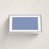 "Little Trees" - Party Place Cards in Provincial Blue by Corinne Malesic - Blank Front