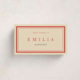 "Book" - Party Place Cards in Festive by Claire - Front with Free Guest Printing