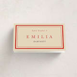 "Book" - Party Place Cards in Festive by Claire - Folded with Free Guest Printing