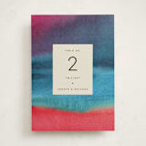 "At Dusk" - Party Table Numbers in Sunset by Sumak Studio - Front