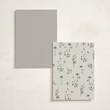 "Floral Type Arch" - Party Table Numbers in Linen by Baumbirdy - Back of Card Options