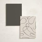 "Bow" - Party Table Numbers in Tuxedo by Corinne Malesic - Back of Card Options