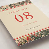 "Book" - Party Table Numbers in Festive by Claire - Detail